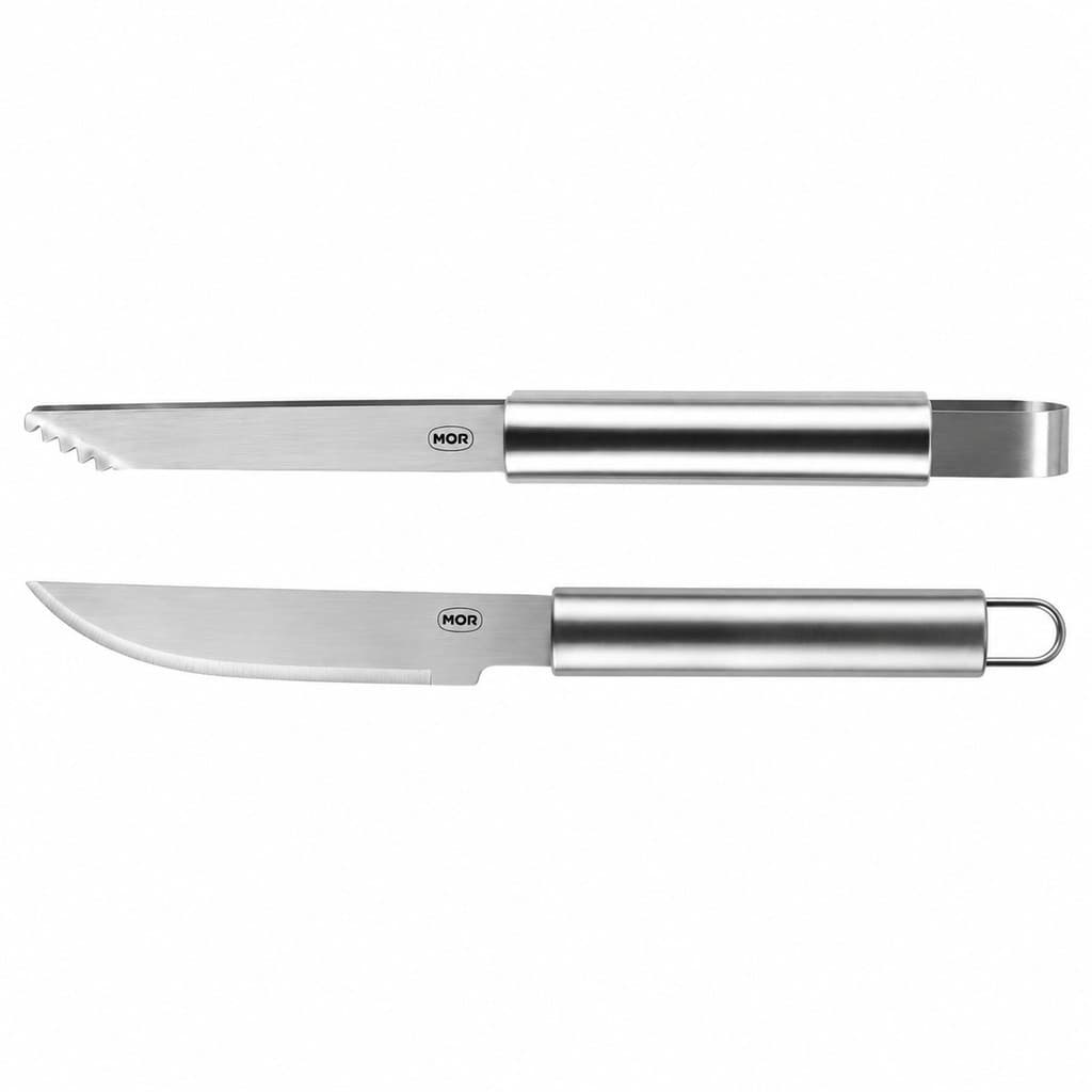 Conjunto Churrasco 2 Peças - Faca e Pegador