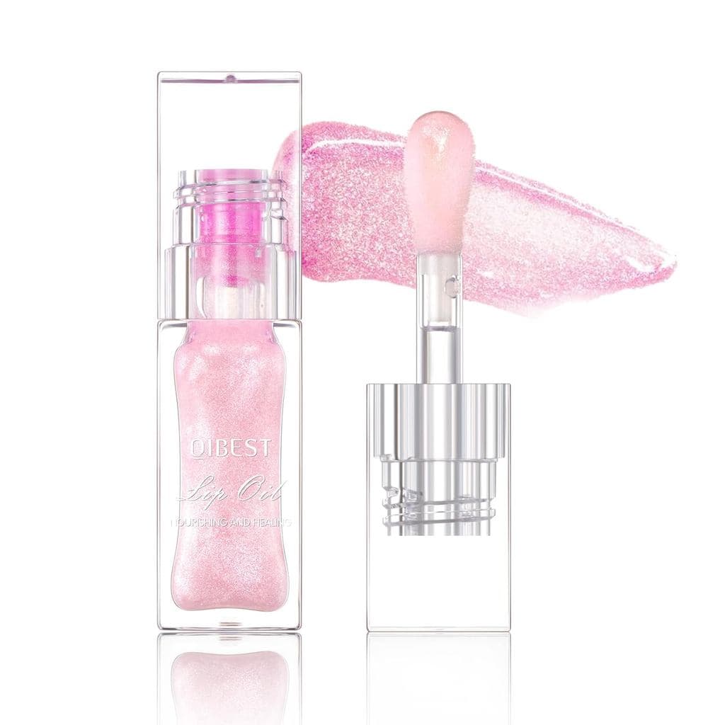 BANGFENG Óleo Labial Hidratante Mágico que Muda de Cor, Batom Brilhante Volumizador, Brilho Labial Hidratante, Cuidado L