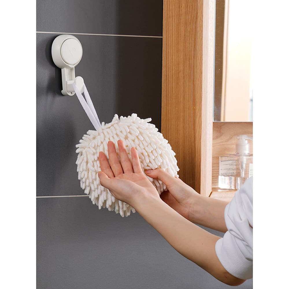 Japão Chenille toalha de mão pendurado cozinha engrossado absorver água sem fiapos toalha de mão de secagem rápida toalh