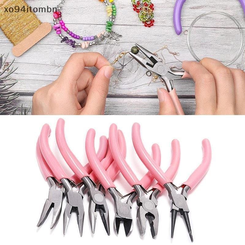 itens Mini Alicate Diagonal Redondo Agulha Dobrada Nariz Artesanato Beading Cortador Isolado Para Fazer Jóias Ferramenta