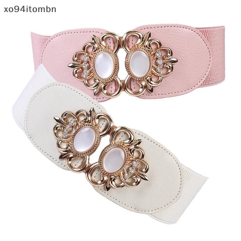 itens 1 Peça Moda Feminina Retrô Elástico Vestido N Cintos De Cintura Acessórios De Saia Decoração ite