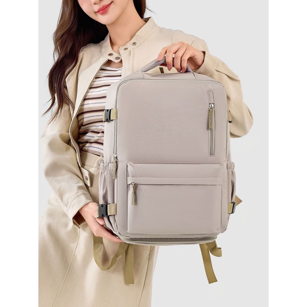 Modelo 2307 Mochila Viagem Feminina Masculinas Multifuncional Reforçada Impermeável Expansível Mochila Notebook