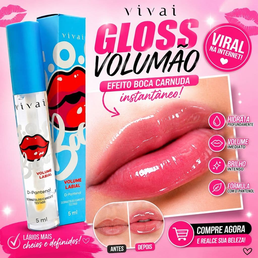 Vivai Gloss S.O.S Bocão volumo labial