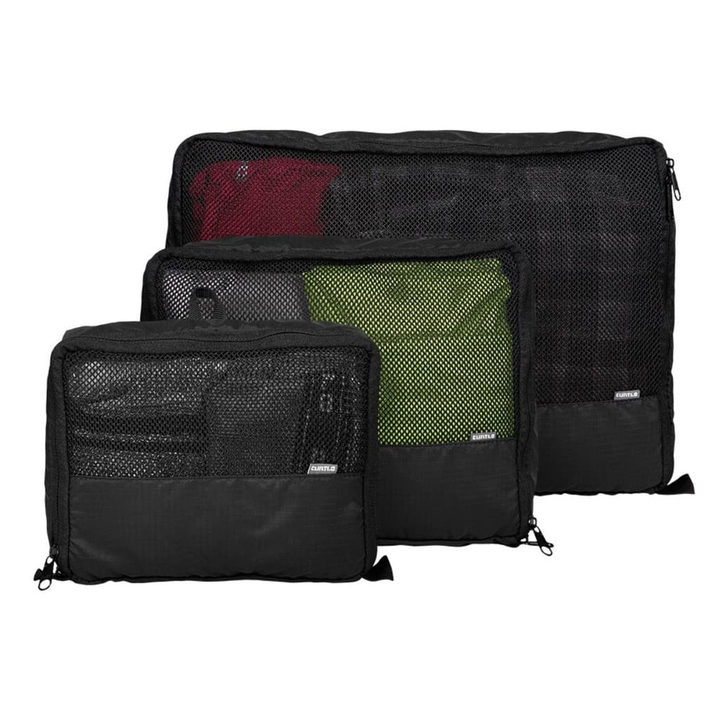 Kit Organizador Bagagem Curtlo Mesh Organizer Trio 3 Medidas