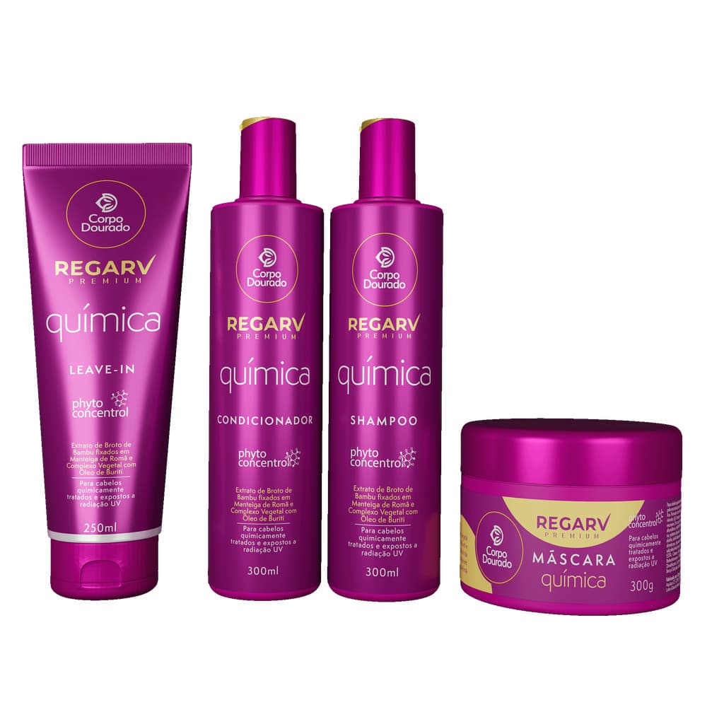 KIT - LINHA COMPLETA REGARV PREMIUM QUIMICA