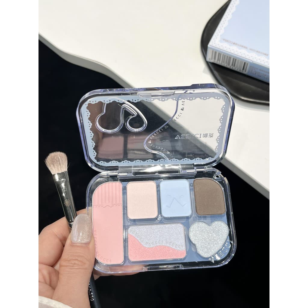 Weizi fantasia renda rosa azul contraste cor sombra verão gelo frio diamante iluminando sombra 03 bolha de sal marinho