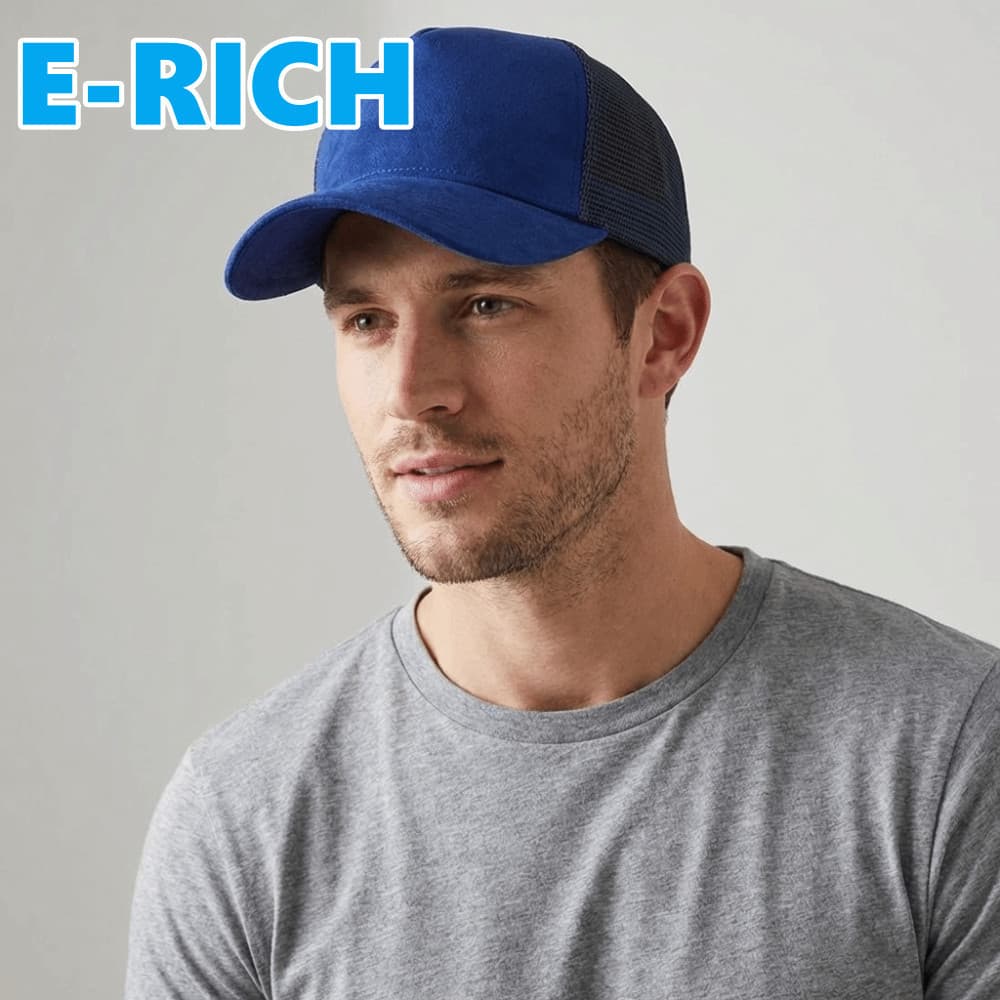 ERICH1 Chapéu De Beisebol Masculino , Boné De Malha Oca Com Circunferência De Cabeça Grande , Guarda-Sol Feminino De Cam