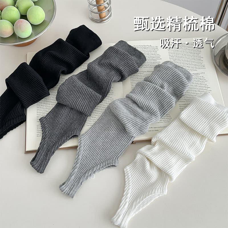 Meninas pilha meias primavera verão estilo balé pilha meias femininas primavera verão estilo fino ar condicionado quarto
