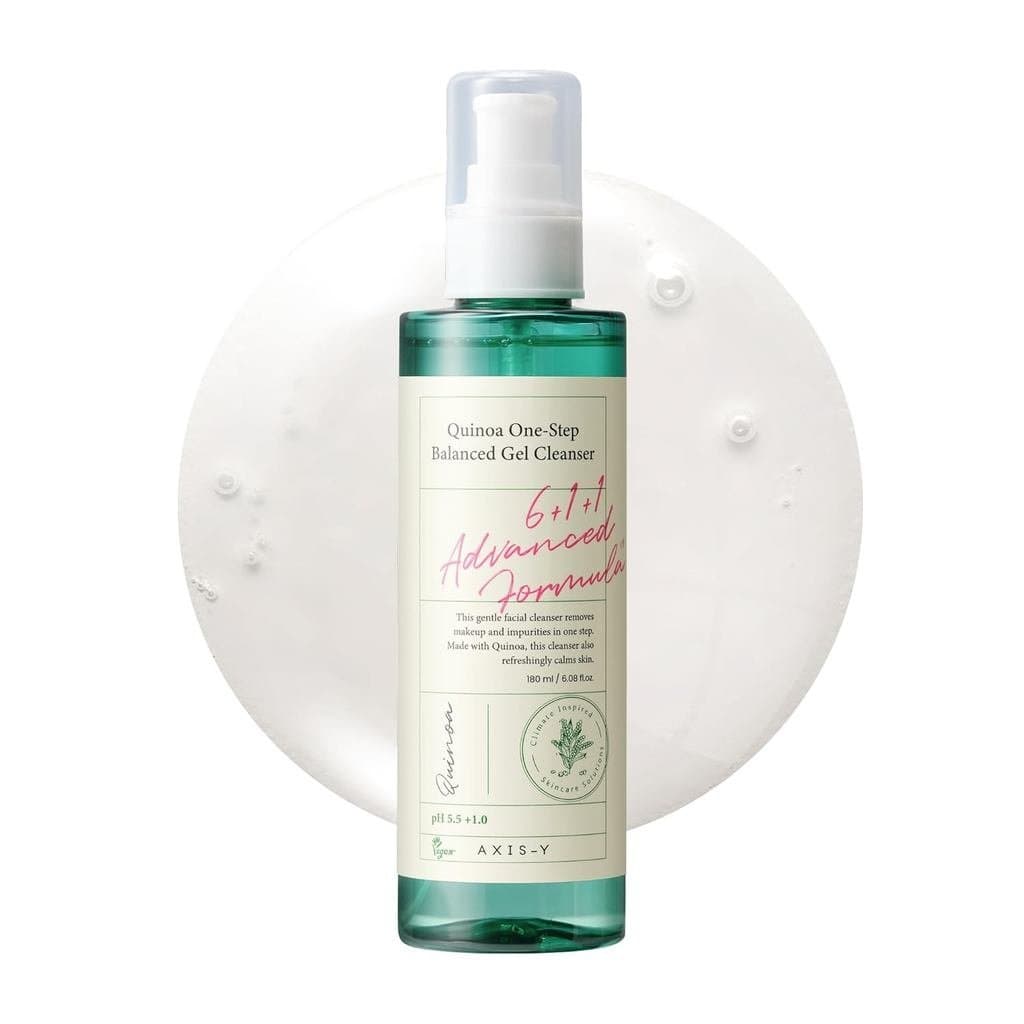 AXIS-Y Quinoa One Step Balanced Gel Cleanser - Gel Removedor de Maquiagem Hidratante Profundo - Gel de Facial Ve