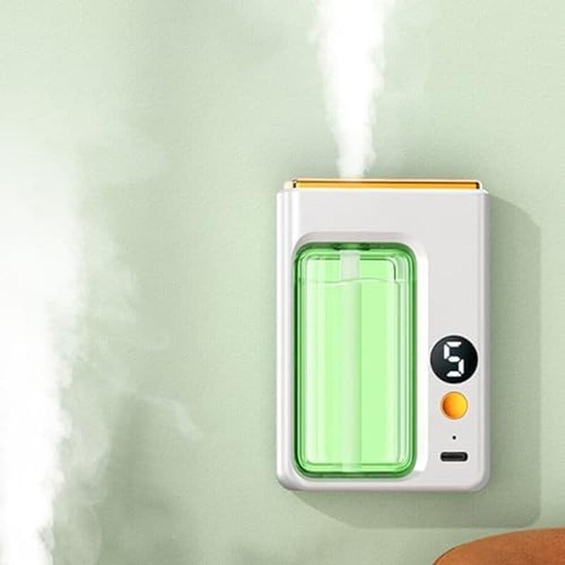 Difusor Vivo De Perfume Montado , Dispensador Duplo De Parede Para Uso E Automático De Fragrância De Sala De Aromaterapi