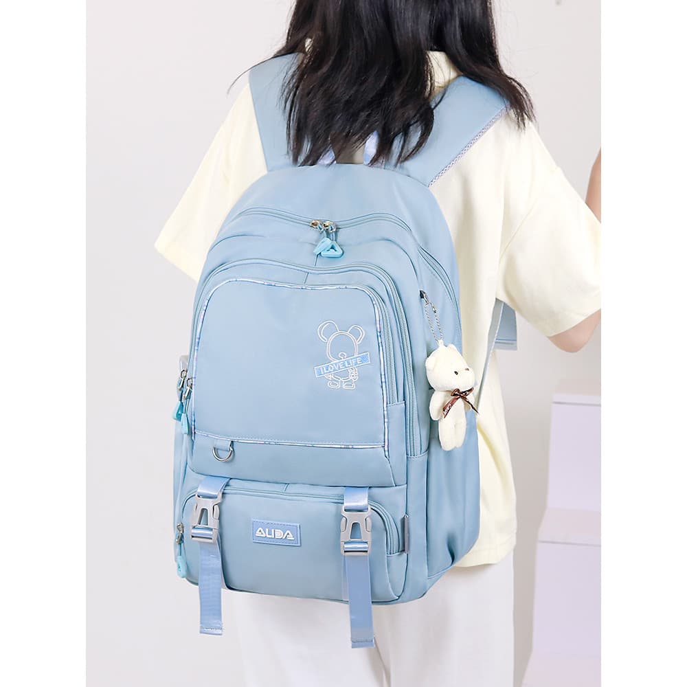 Mochila escolar para estudantes do ensino médio, meninas, estudantes da escola primária, estudantes universitários, gran