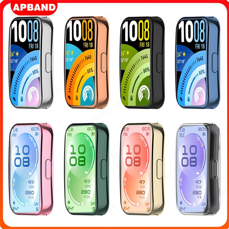 Capinha Capa TPU Para Relógio Smartwatch Huawei Band 11/11 Pro / Huawei Band 10 9 8 NFC Case Película Acessórios