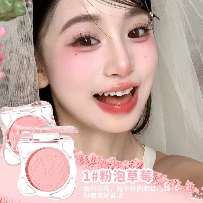 Xixixi Go Consulta Blush Transparente Baixa Saturação Encolher Expansão Cor Falso Rosto Simples Iluminando Reparação Mat