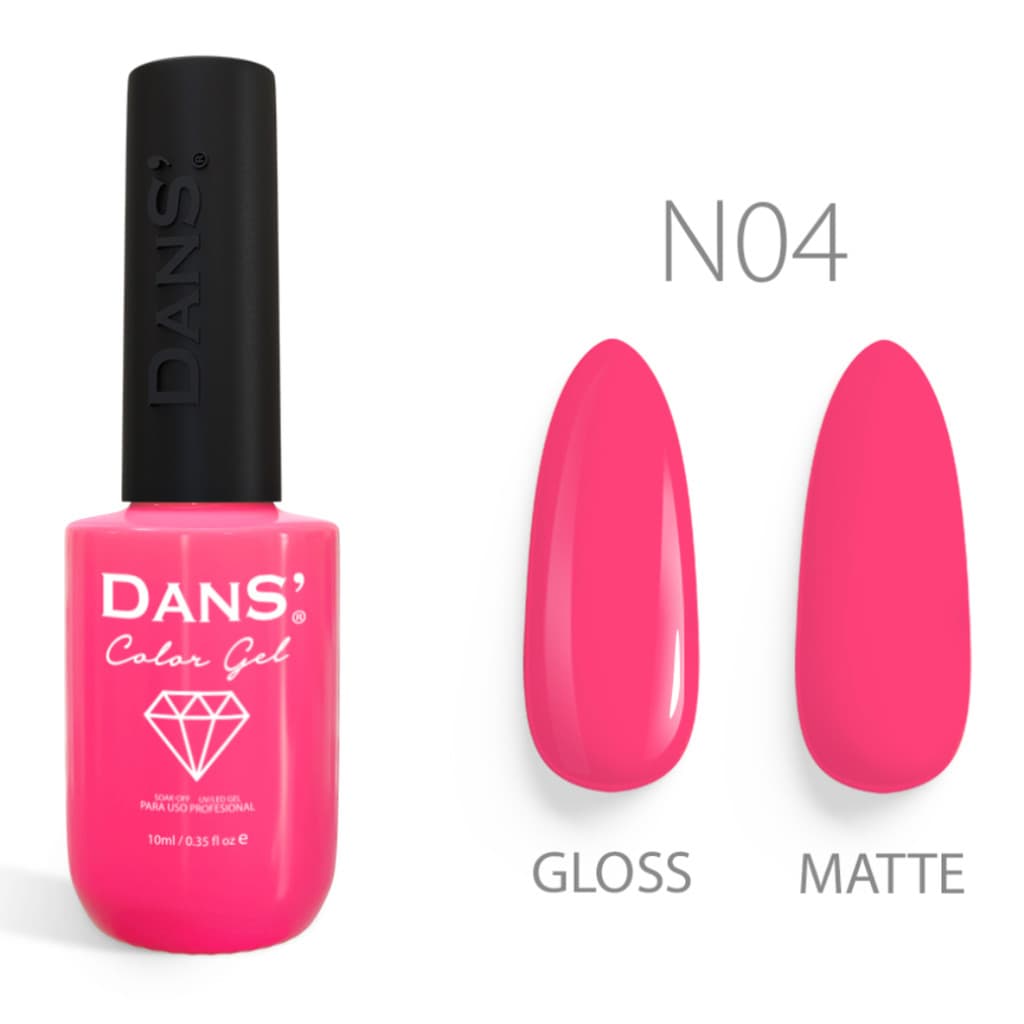 Esmalte em Gel Dans color 10ml Cor N04