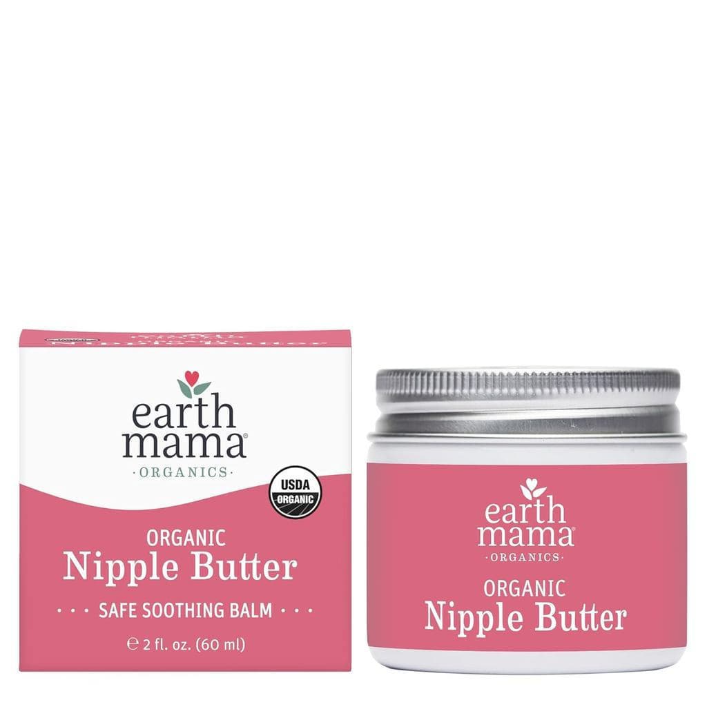 Creme Orgânico para Mamilos EarthMama ™ |     Protetor de mamilo para amamentação |     Itens essenciais para a amamenta