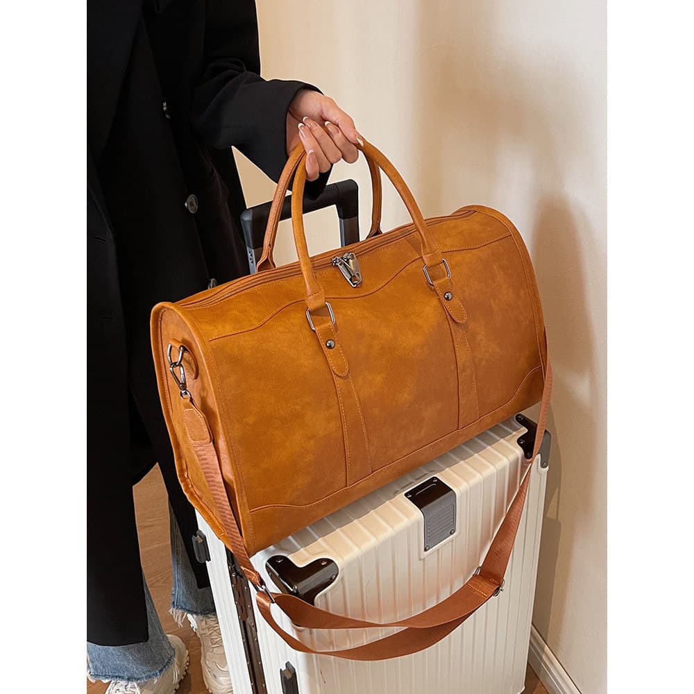 Bolsa de viagem de curta distância feminina leve sacola masculina de grande capacidade esperando por produção armazename