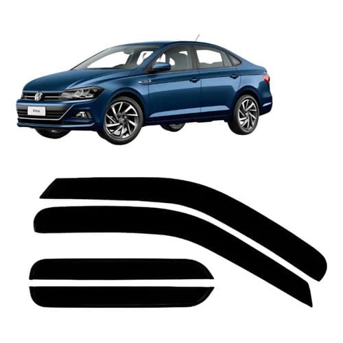 Calha De Chuva Fumê Slim Virtus 2018 A 2021 4 Portas