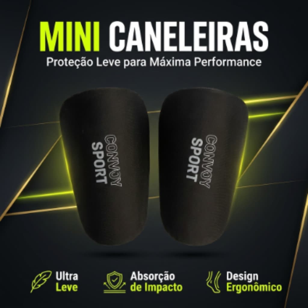 Mini Caneleira Shin Pads Protetor De Pernas De Futebol Resistente Ao Impacto