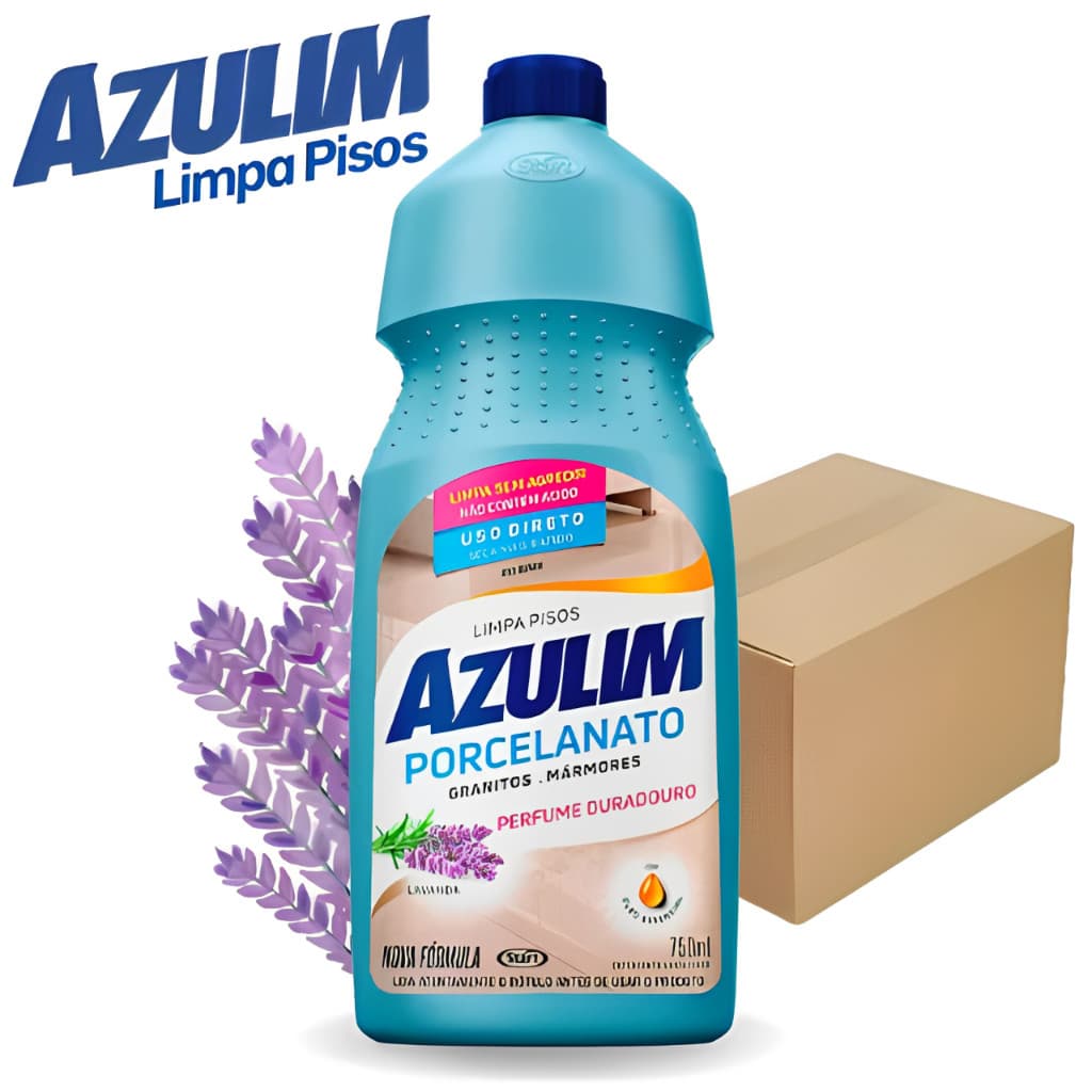 LIMPADOR DE PORCELANATO AZULIM PERFUMADO LAVANDA 750ML