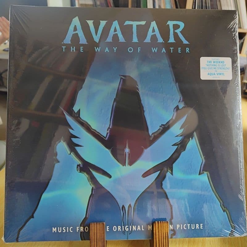 Z Zhuzhou Liying Trading Co., Ltd. Pronto estoque genuíno Aqua Blue Color Glue Avatar The Way Of Water Vinil LP