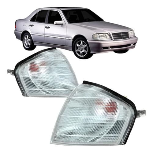 Par Lanterna Pisca Seta C220 1994 1995 1996 A 2000 Cristal