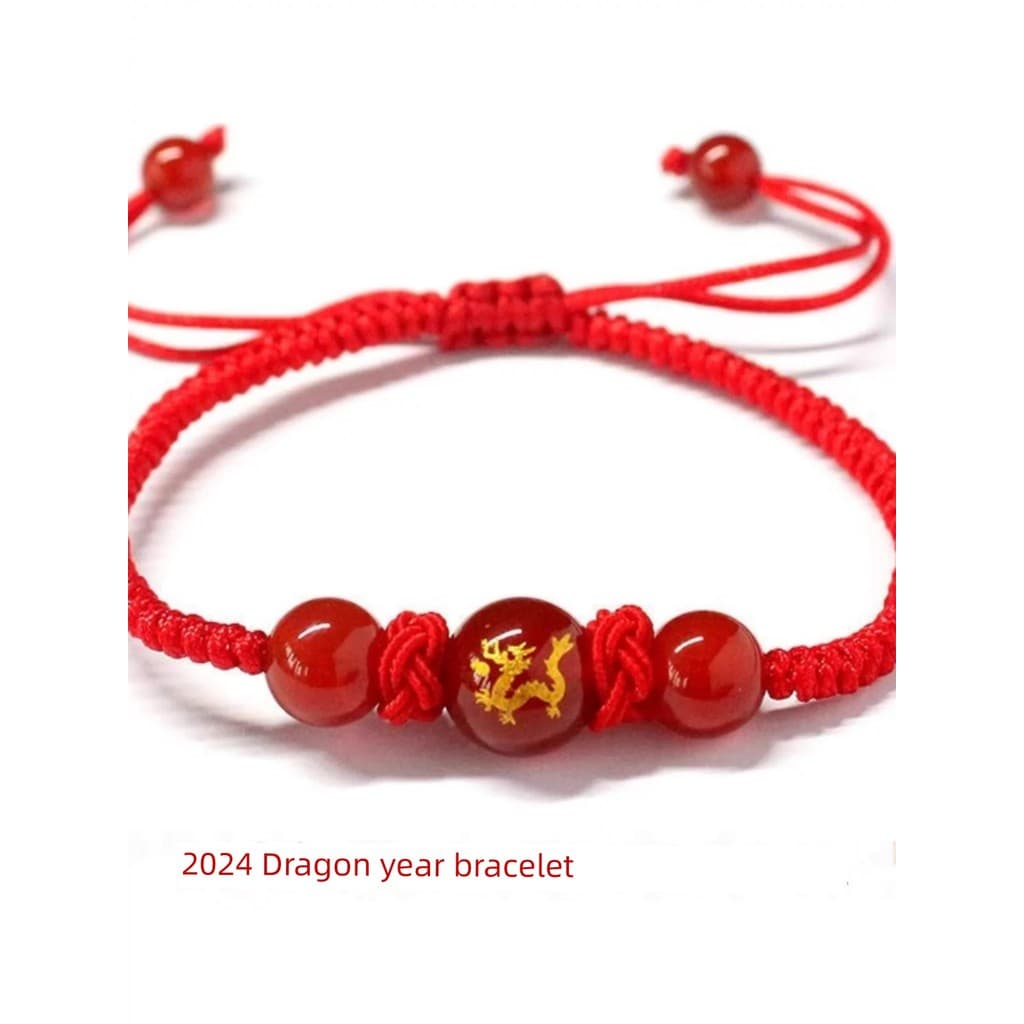 pulseira masculina pulseira Joias de casal do zodíaco Benming ano corda vermelha