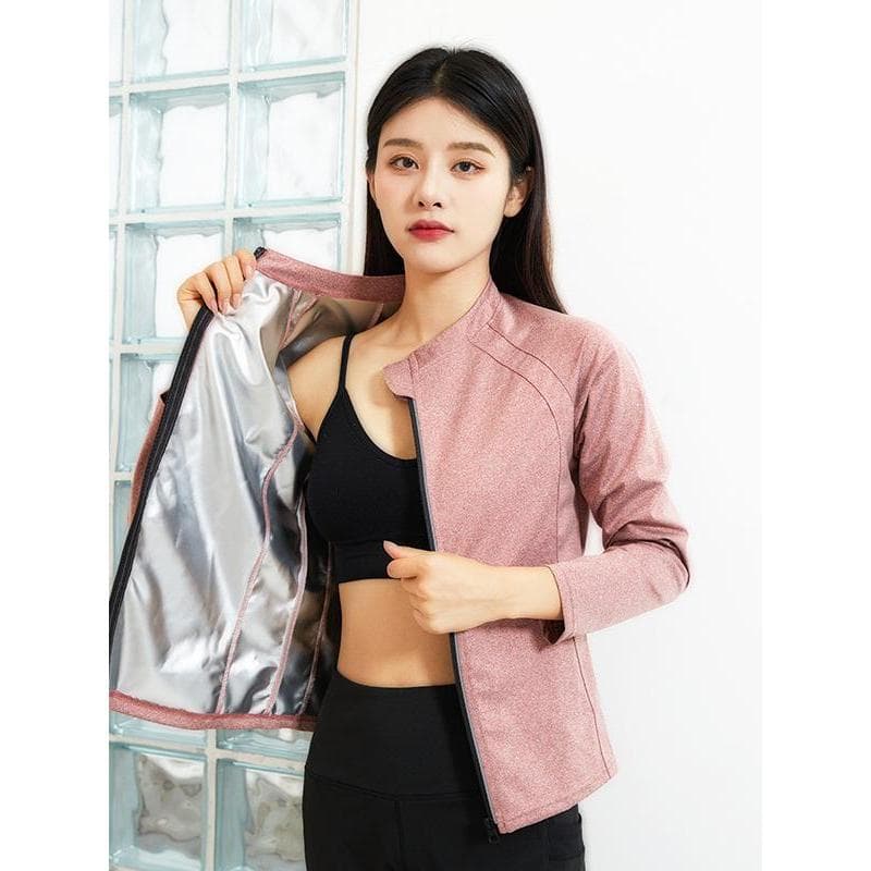 Roupas de suor femininas roupas de perda de peso queima de gordura verão esportes gola alta roupas de Fitness fino-ajust