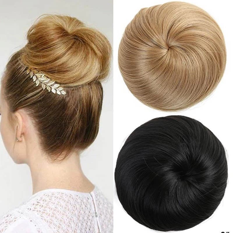 Extensão de Cabelo Sintético Liso / Suave / Cacheado em Forma de Rabo de Cavalo