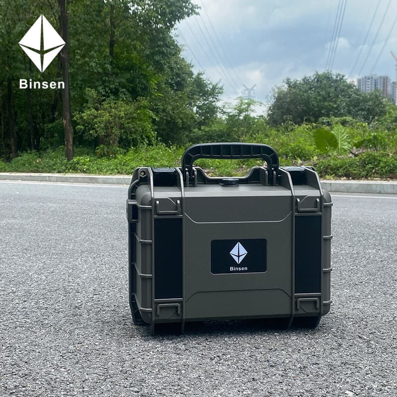 Cinza verde três-prova equipamento instrumento ferramentas caixa de armazenamento de ferragem à prova dwaterproof água p