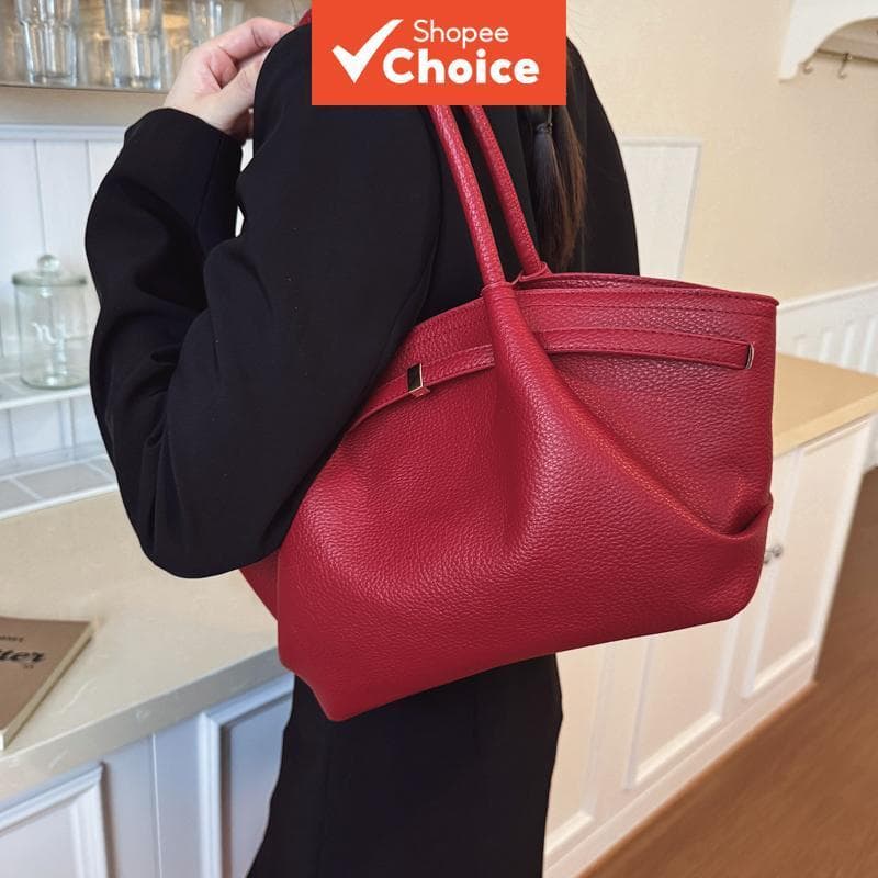 Mankok bolsa feminina de grande capacidade 2026 primavera nova de ombro única design de nicho bolsa tiracolo plissada