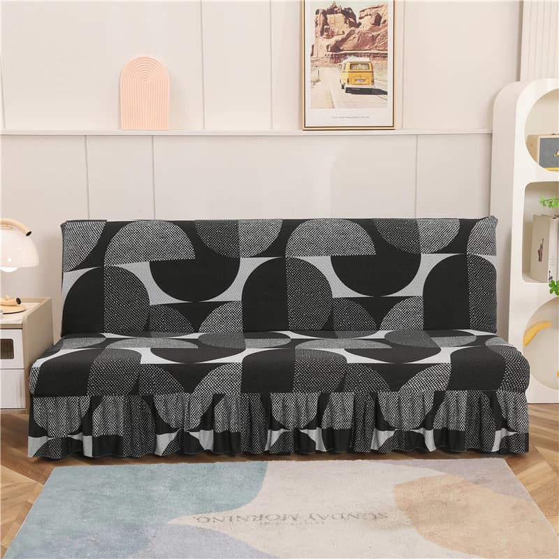 Capa Extensível Dobrável Para Sofá-Cama , De Sem Apoio De Braço Elástica