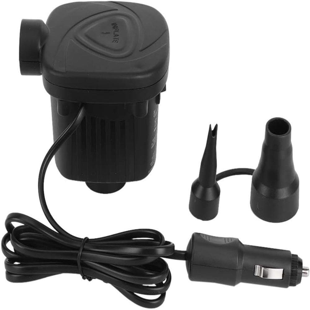 Bomba Ar Elétrica Carro 12V Inflador Desinflador Automático 50W Colchão Barco Boia Camping Infláveis