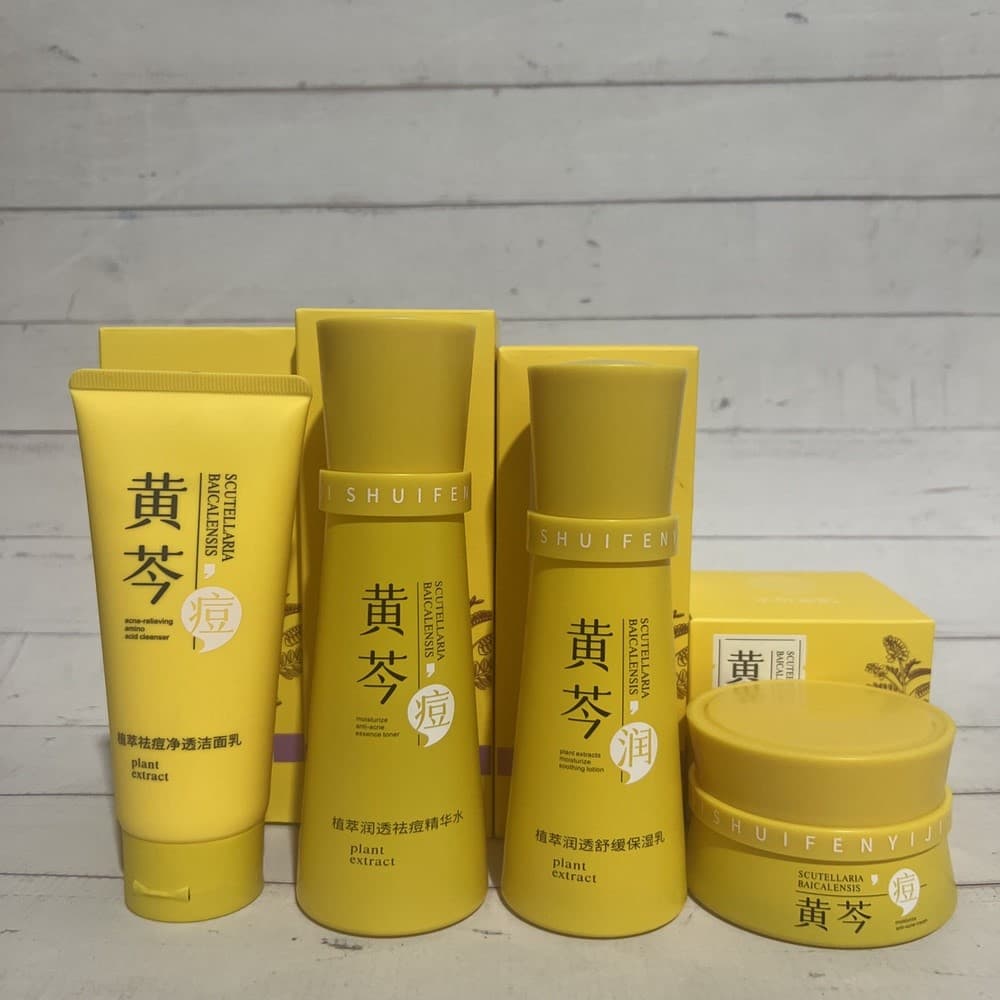Benefício de umidade da pele clorofila acne remoção limpador essência água acne remoção creme hidratante calmante