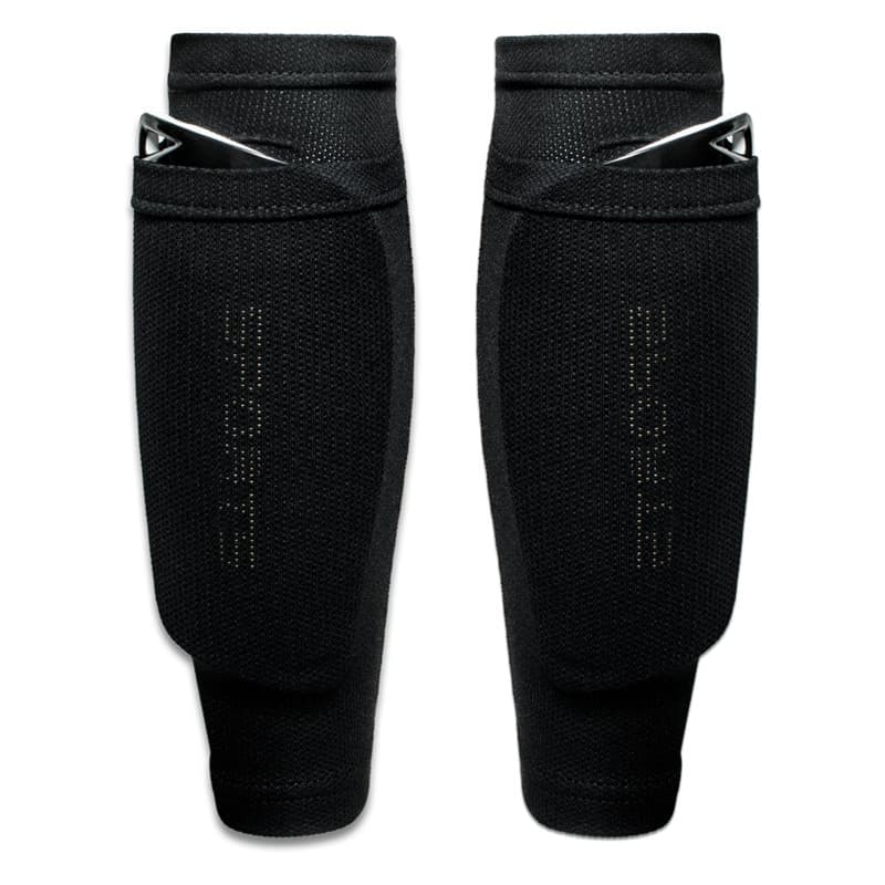 Leggings de futebol placa meias elásticas dupla camada inserção placa capa fixa adulto crianças esportes bezerro proteto