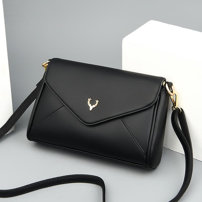 Bolsa mãe de meia-idade feminina 2025 novo estilo idosos moda couro macio couro genuíno portátil de um ombro mensageiro