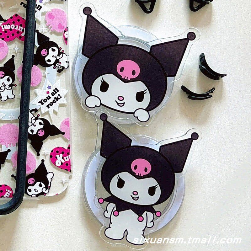 magsafe popsocket griptok magsafe Japonês coreano dos desenhos animados bonito Kuromi menina coração magsafe Airbag magn