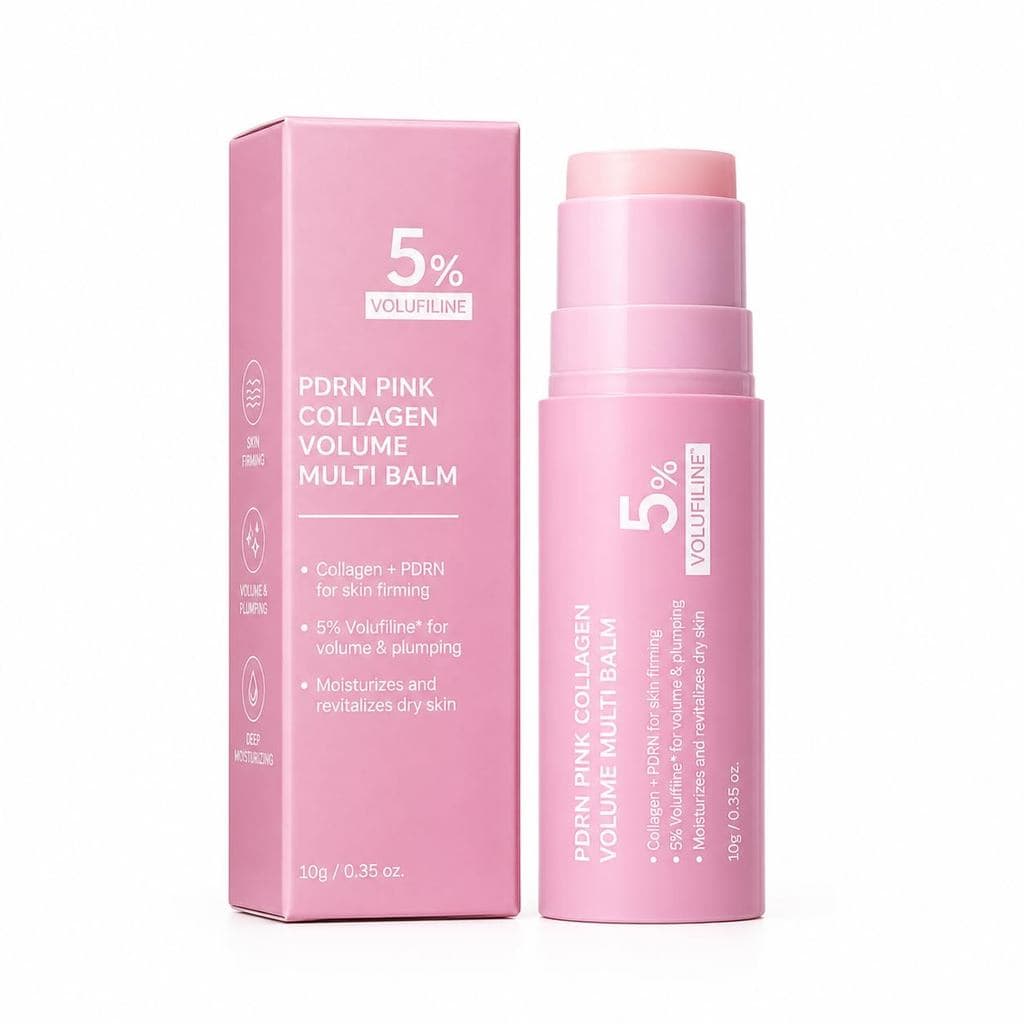 Gloura2026PDRNPinkCollagenLipBalmStick, 5% Volufiline Hidratante e Volumizador, 0,35oz(1)