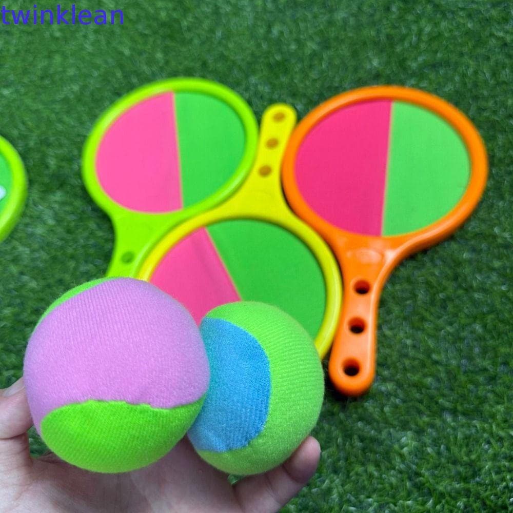 Bola De Ventosa TWINKLEAN , Conjunto De Arremesso E Captura De Disco Estilo Tênis , Brinquedo De 2 Bolas