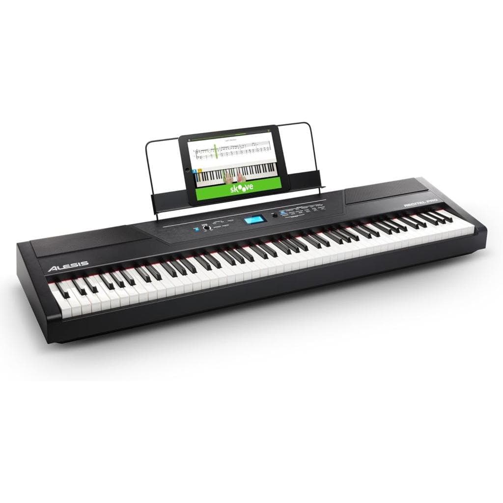 Piano Digital Alesis 88 Teclas C/ Peso Piano Recital Pro