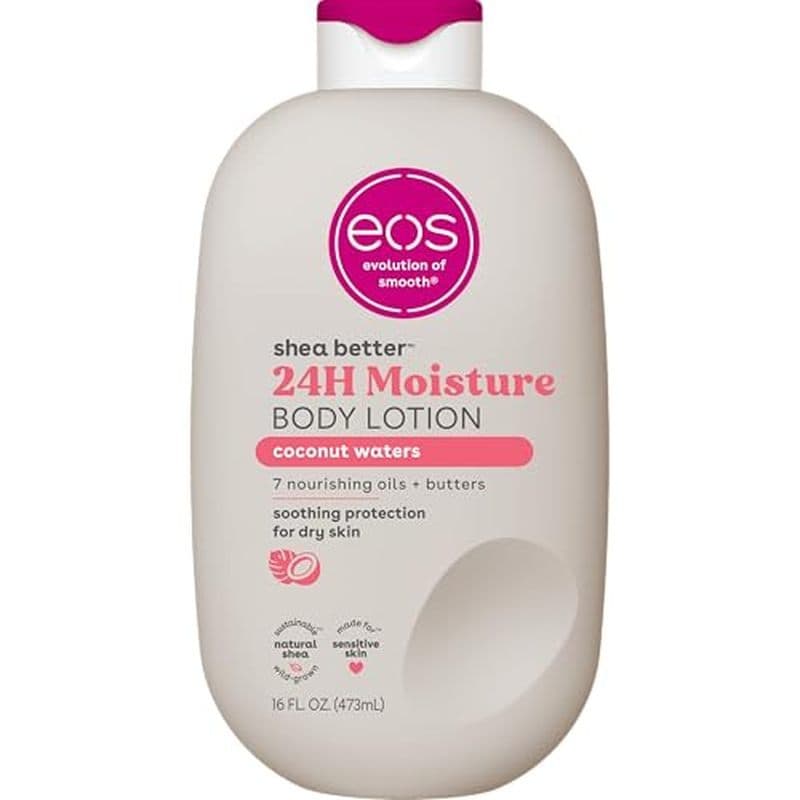 Eos Shea Better Body Lotion Vanilla Cashmere , Hidratante 24 Horas Para Cuidados Com A Pele , Leve & amp ; Não Gorduroso