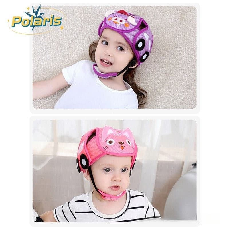 Adequado para proteção da cabeça do bebê capacete de segurança infantil ajustável macio Anti-colisão protetor infantil