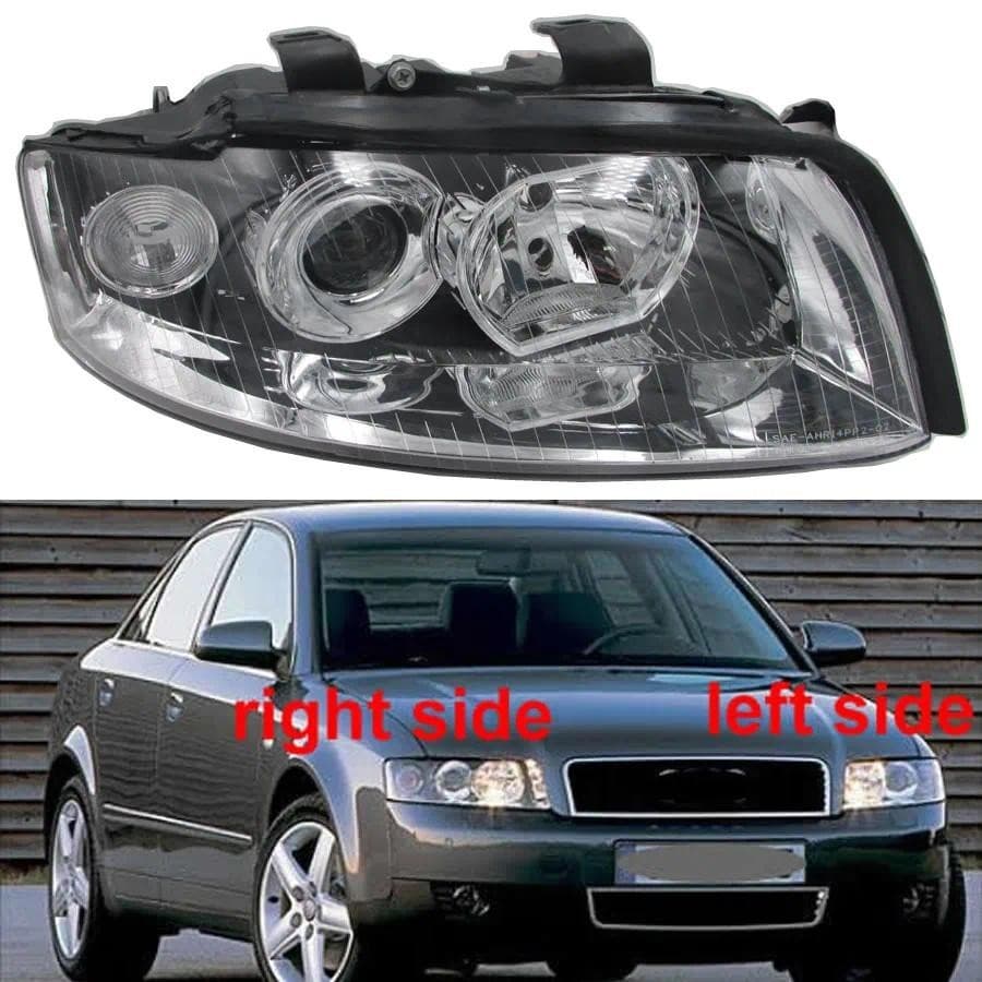 Conjunto De Meio Faróis De Halogênio Para Audi A4 B6 2001 2002 2003 2004 2005 Montagem De Farol Peças Automotivas Decora