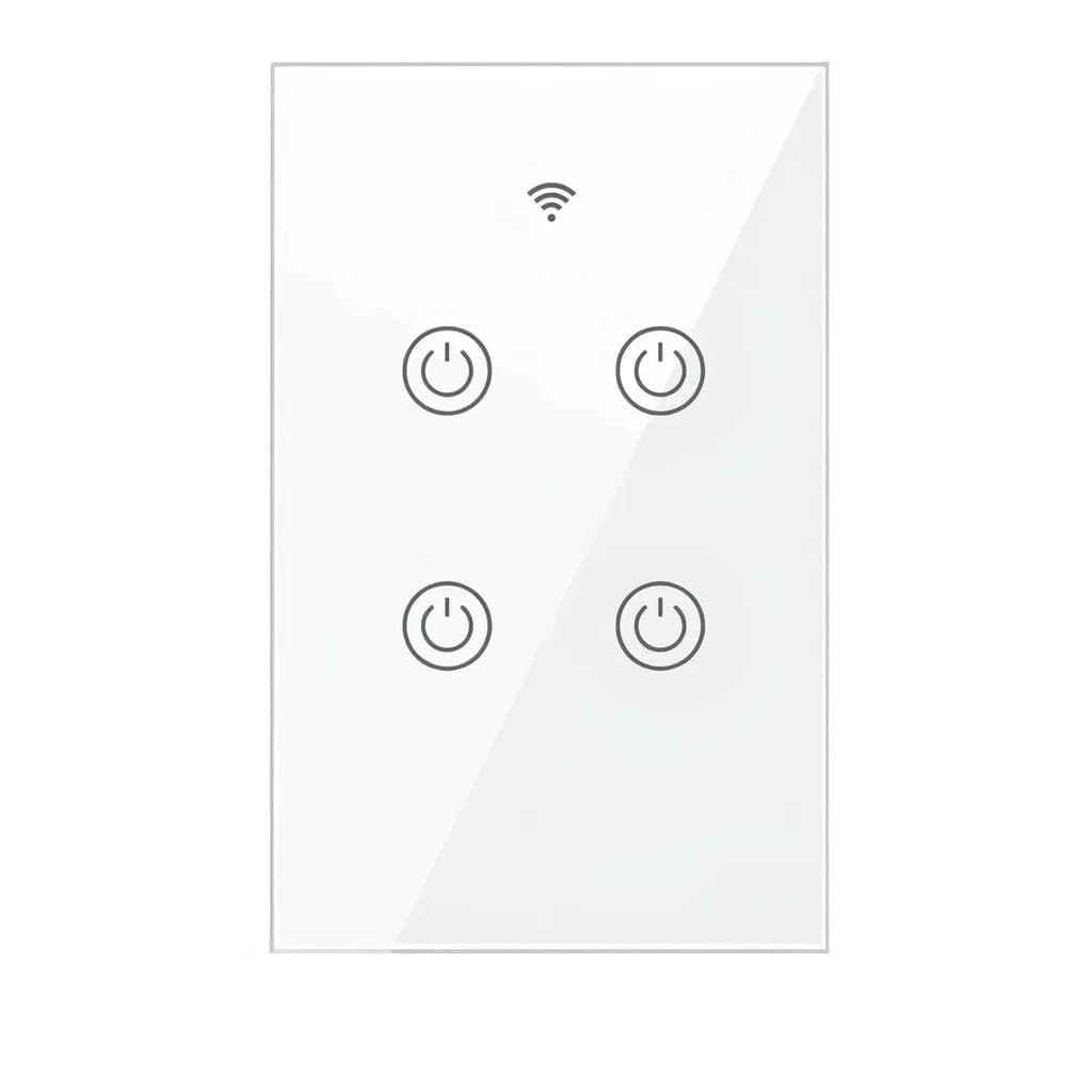 Interruptor Touch Wifi Inteligente 4 Teclas C7INTEGRA