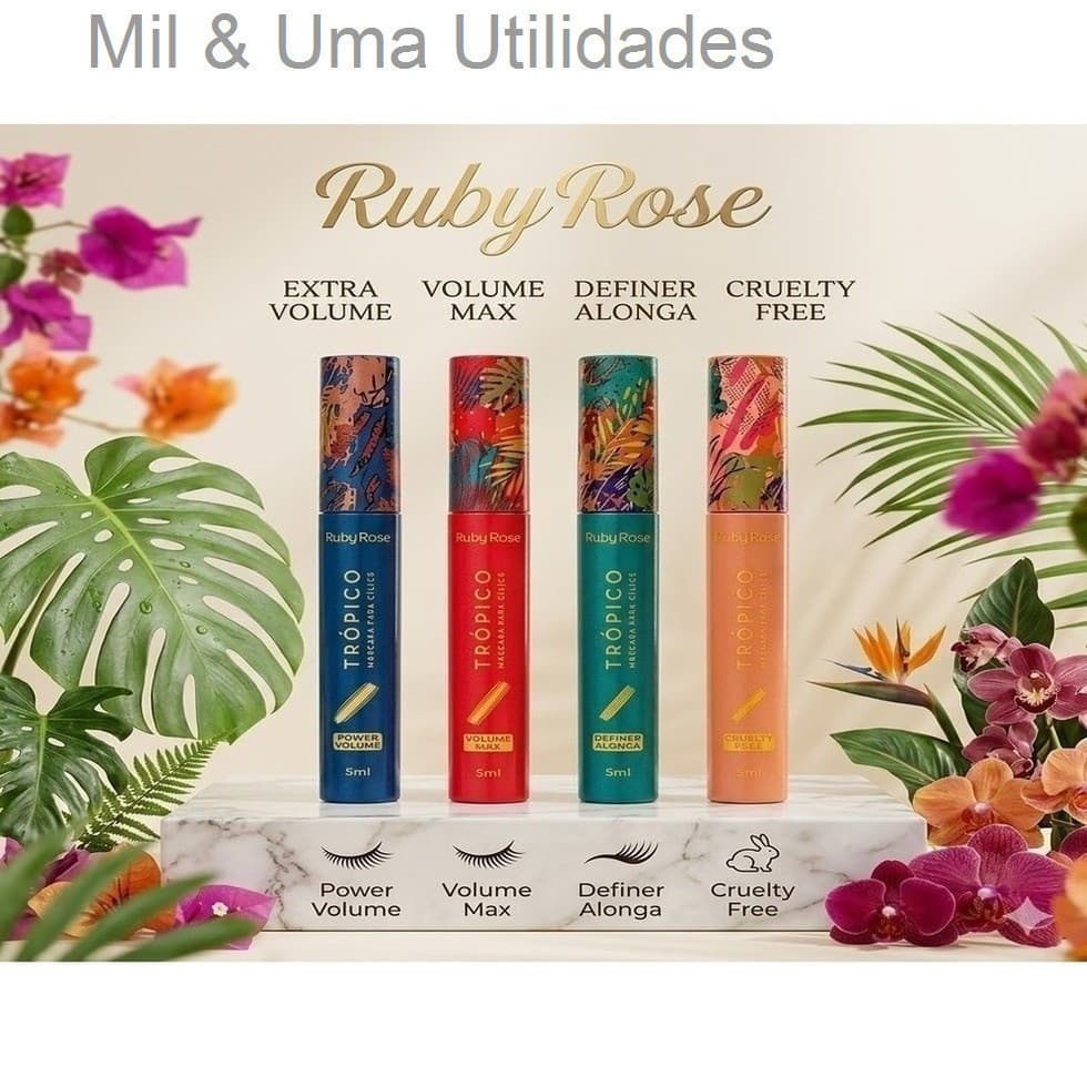 Máscara Para Cílios Trópico - Ruby RoseVF9QSU1QSQCD