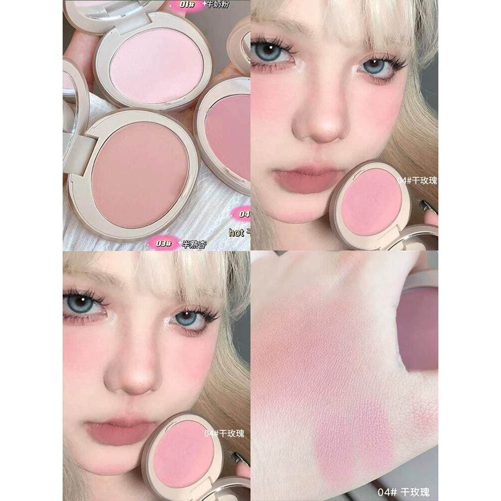 Rosa seca em tom frio!Blush paleta expansão cor sol-vermelho feminino psiquiatra cor leite damasco cor blush roxo 2023 n