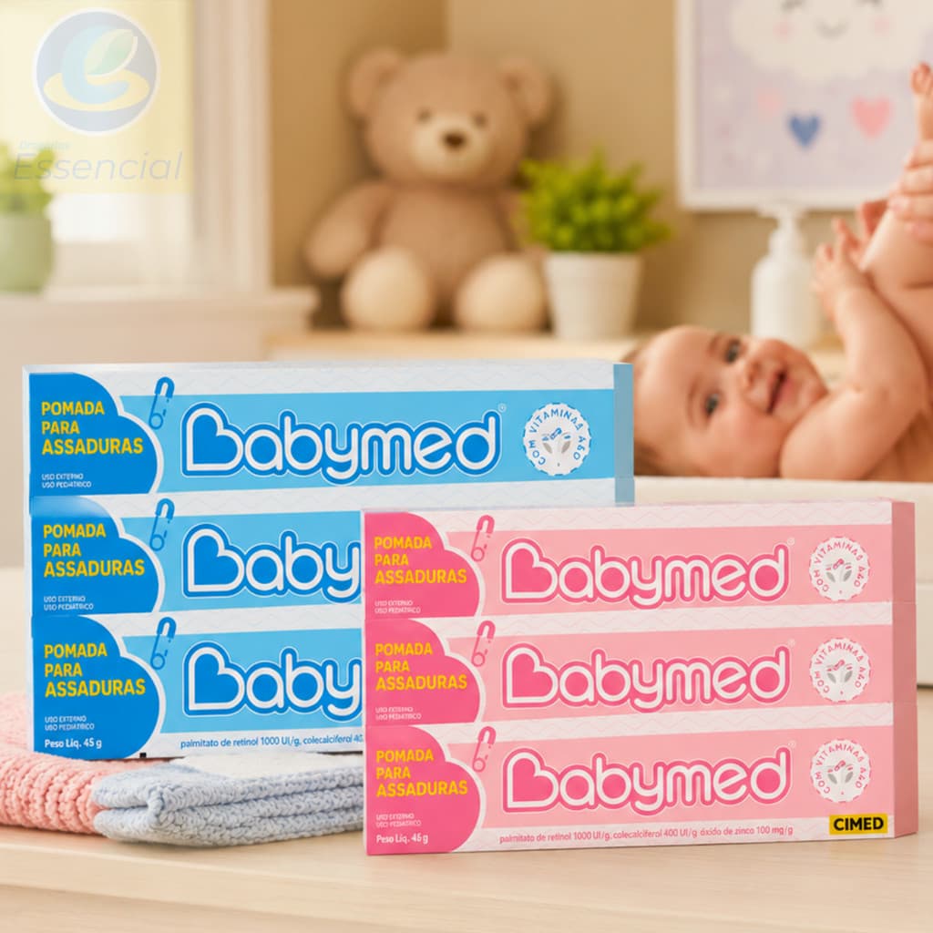 Pomada Assadura Bebê Infantil Babymed Cimed45g Creme Prevenção Recém Nascido Promoção Original