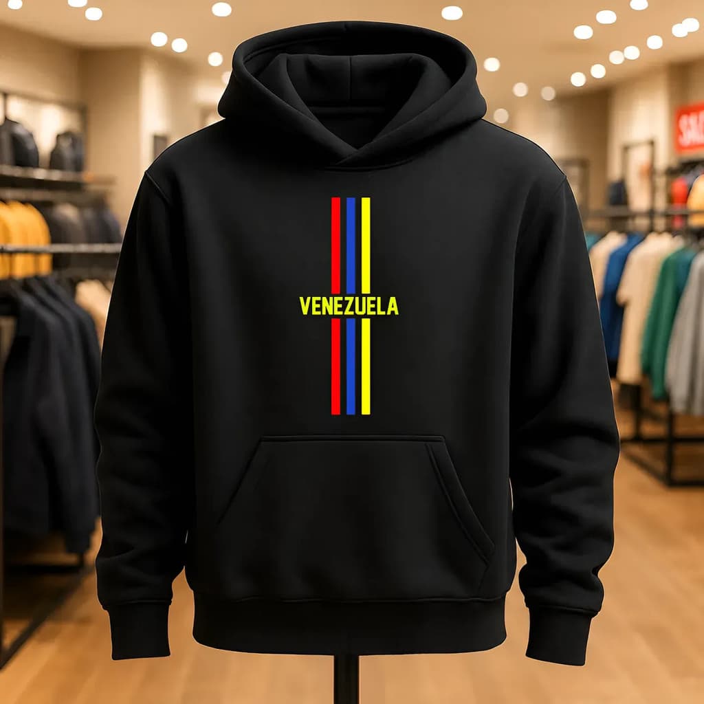 Moletom Blusa De Frio Casaco Adequado Venezuela 3 Listra