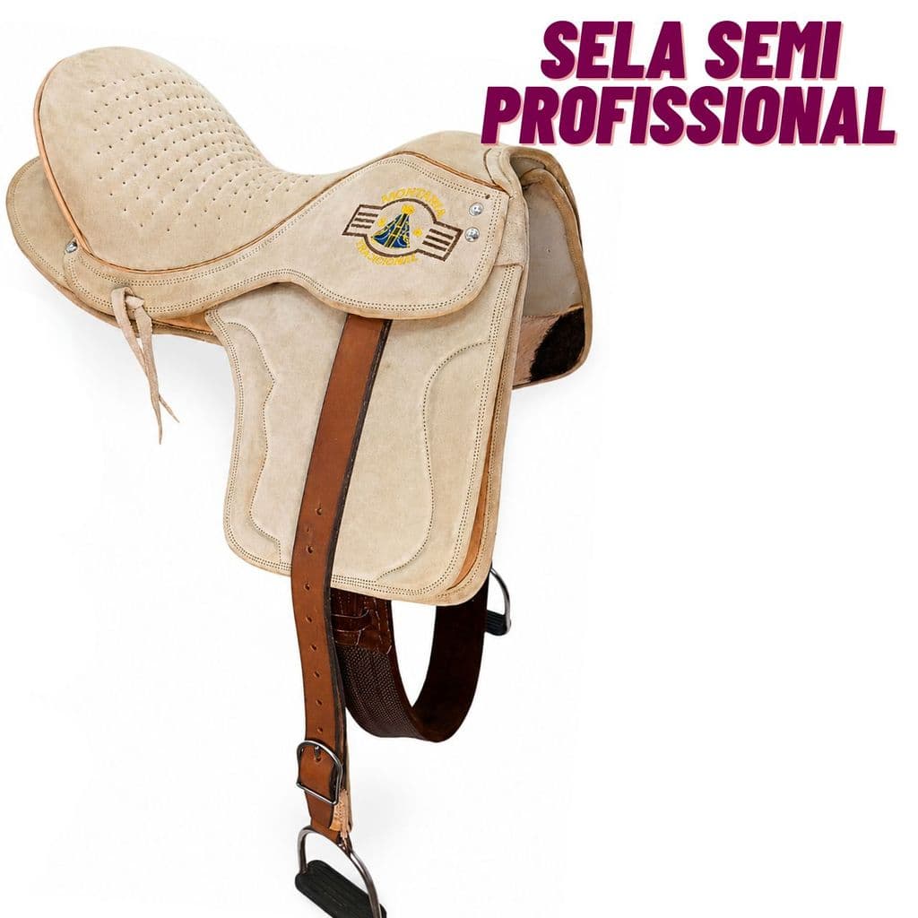 Sela Semi Profissional Para Cavalo Vaquejada Montaria Selote