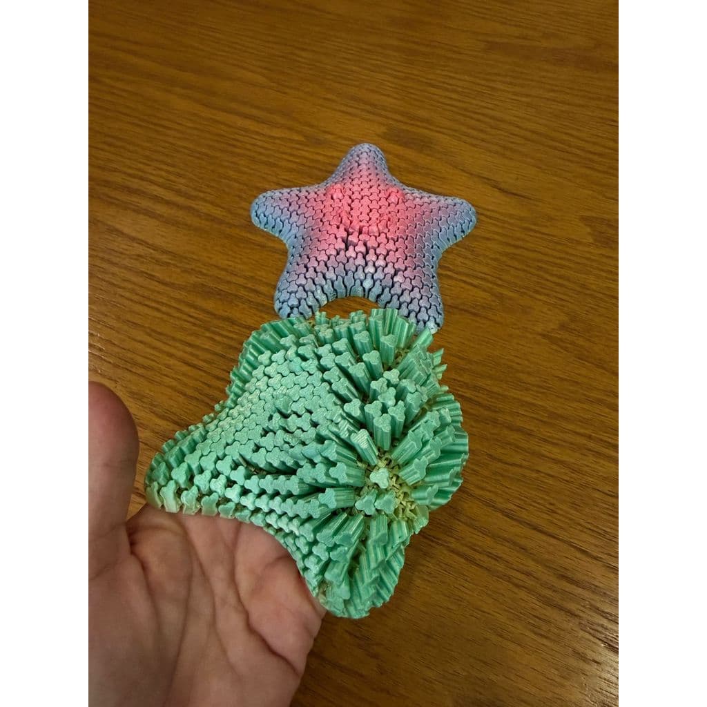 Estrela Do Mar Flexível Anti Estresse Tátil Premium 3D