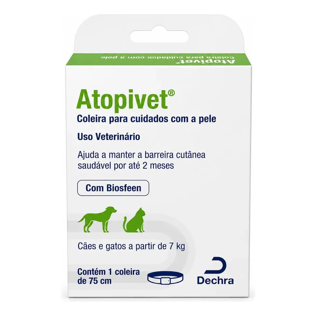 Atopivet Coleira Cães e Gatos a partir de 7kg - Dechra